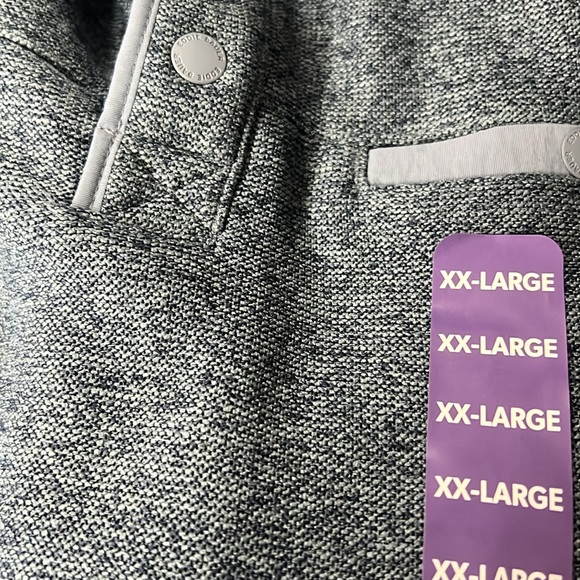 Men’s Eddie Bauer  blue sweater, fleece size, small with pockets new - Picture 9 of 9